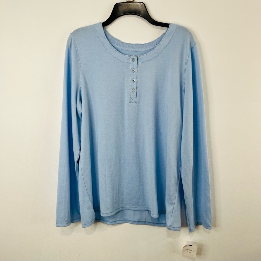 ✨ NWT Croft & Barrow Super Soft Pajama Top – Cozy Essential ✨ - Picture 4 of 10